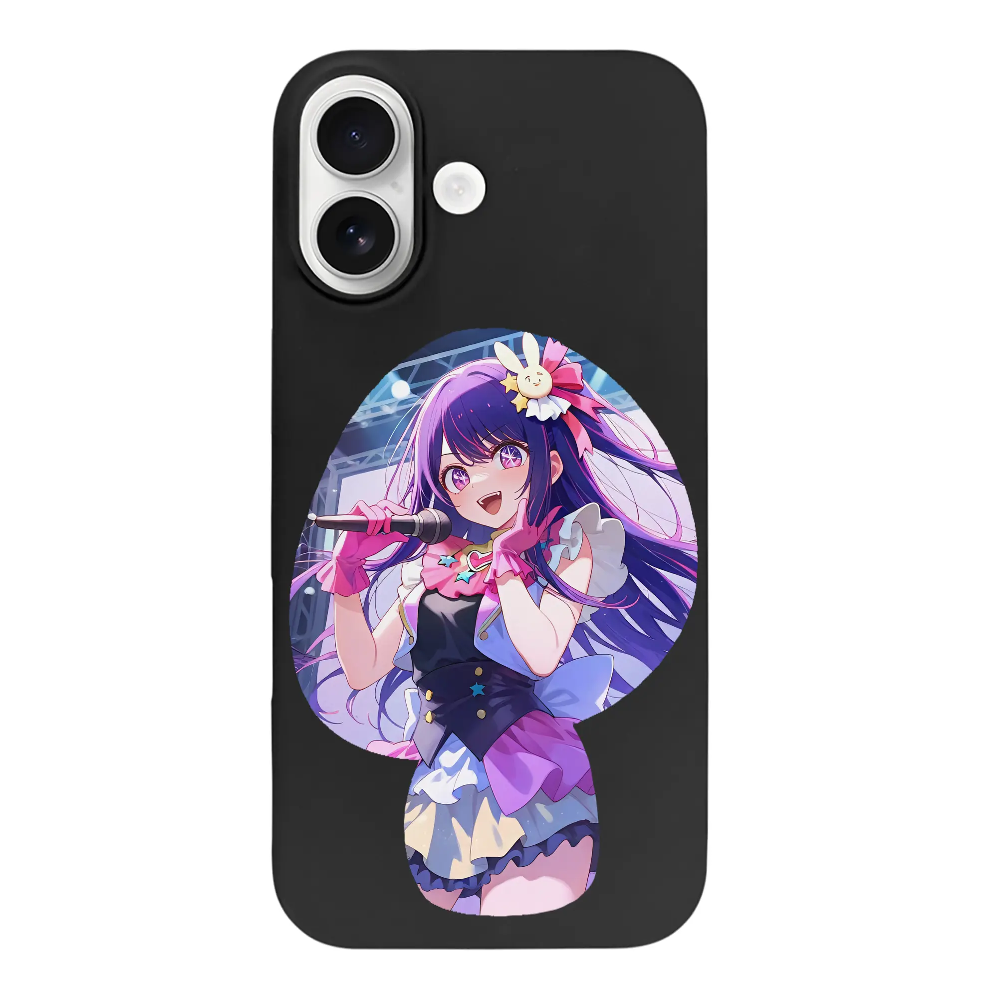 推しの子 グッズ,星野アイ - iPhone 17 シリーズ シリコンケース 薄型 耐衝撃 指紋防止 ソフトタッチカバー 精密フィット 傷防止 保護ケース iPhone 17/17 Air/17 Pro/17 Pro Max 対応